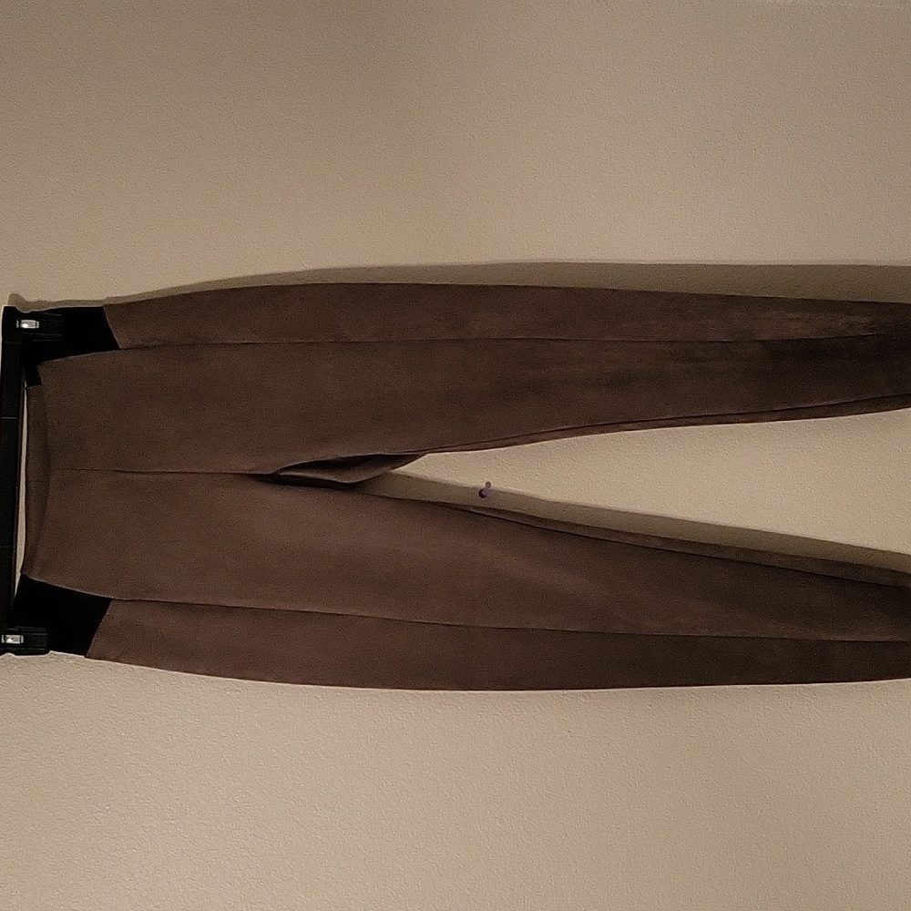 Faux suede leggins